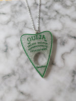 ouija planchette necklace - silver 