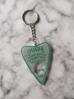 ouija planchette keyring - silver 