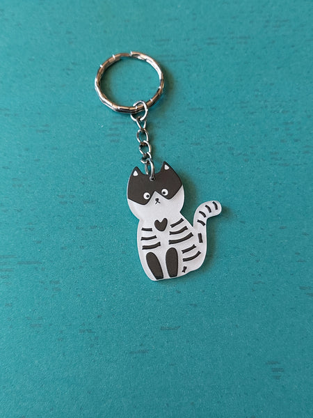 skele-cat keyring 