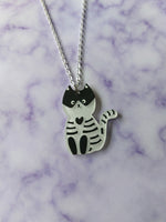 skele-cat necklace