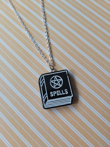 Witchcraft Necklace - Spell Book