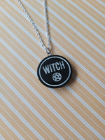 witchcraft necklace - witch