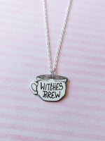pink witchcraft necklace - witches brew