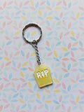 RIP Glitter Gravestone Keyring | Spooky Halloween Accessory | Gothic Glitter Tombstone Bag Charm 